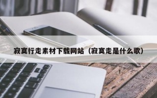 敦煌寂寞行走素材下载网站（寂寞走是什么歌）